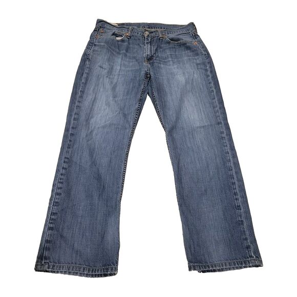 Levi Denim Jeans 514 33x30 (Actual 32x26) Straight Soft Medium Wash Men's Pants - Picture 1 of 10